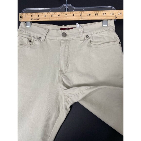 Jordache LO-RISE STRETCH Women's Jeans size 16 regular color Beige. - Picture 7 of 11